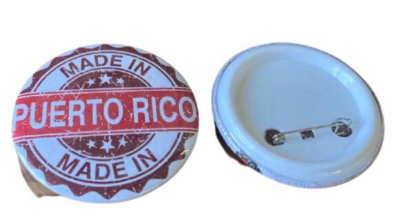 Puerto Rico button pins