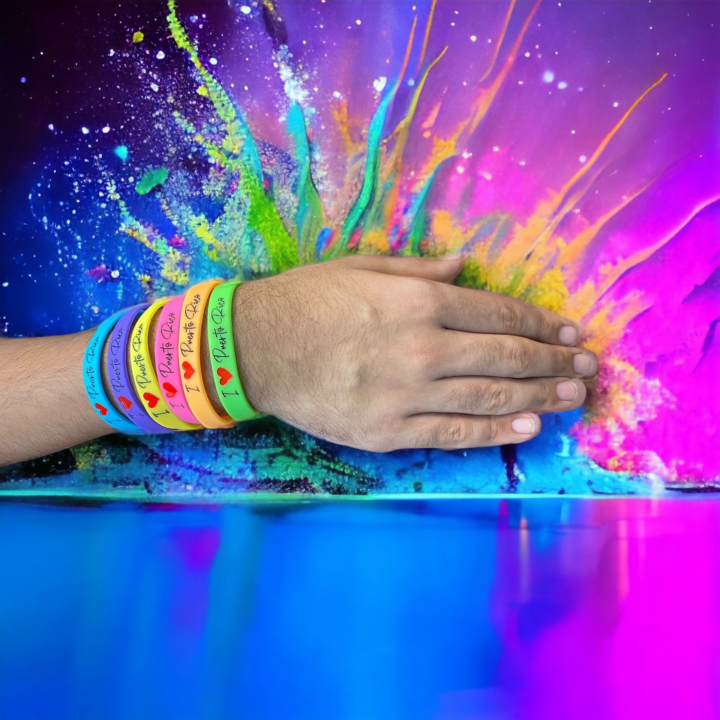 Rubber bracelet Puerto Rico