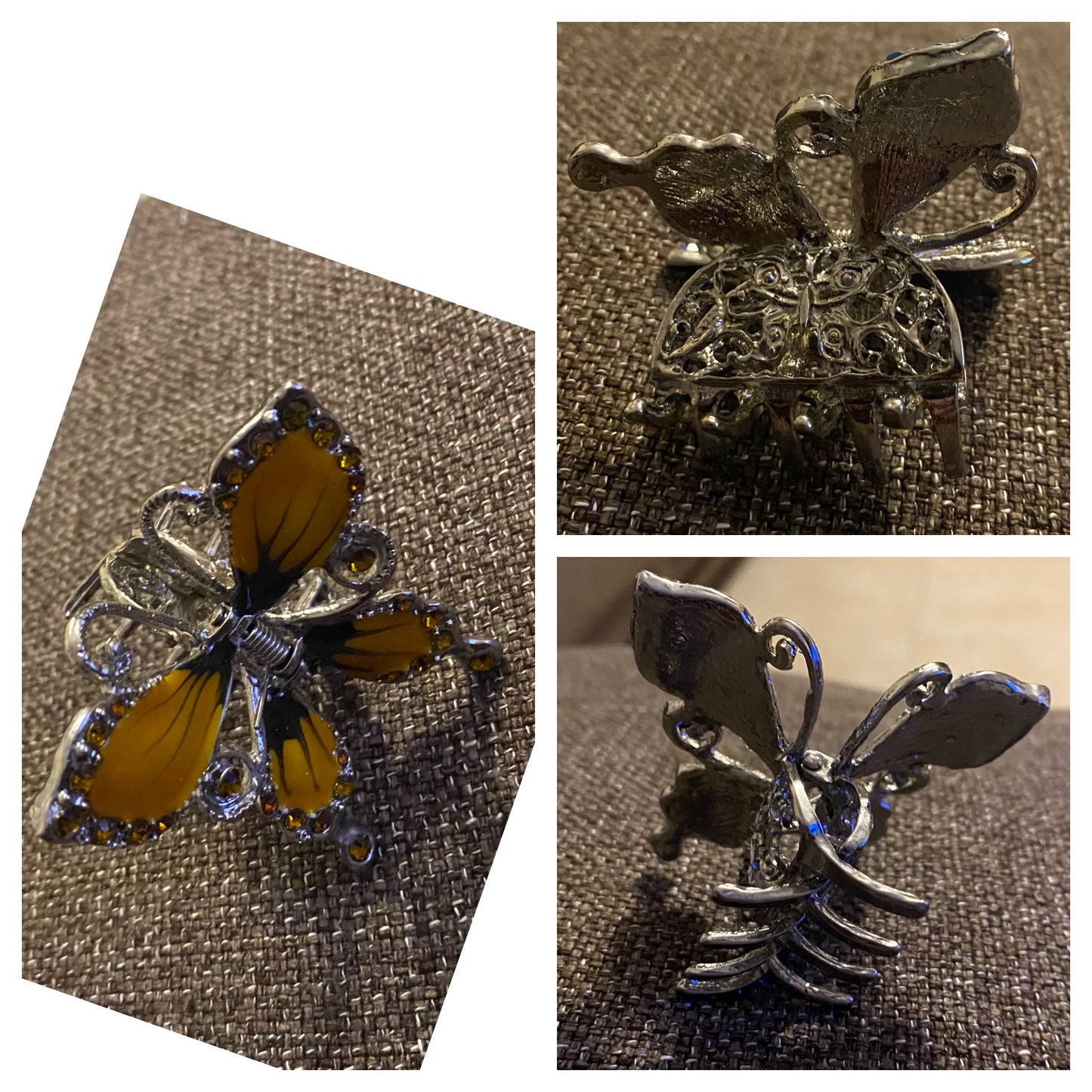 Butterfly hair clip