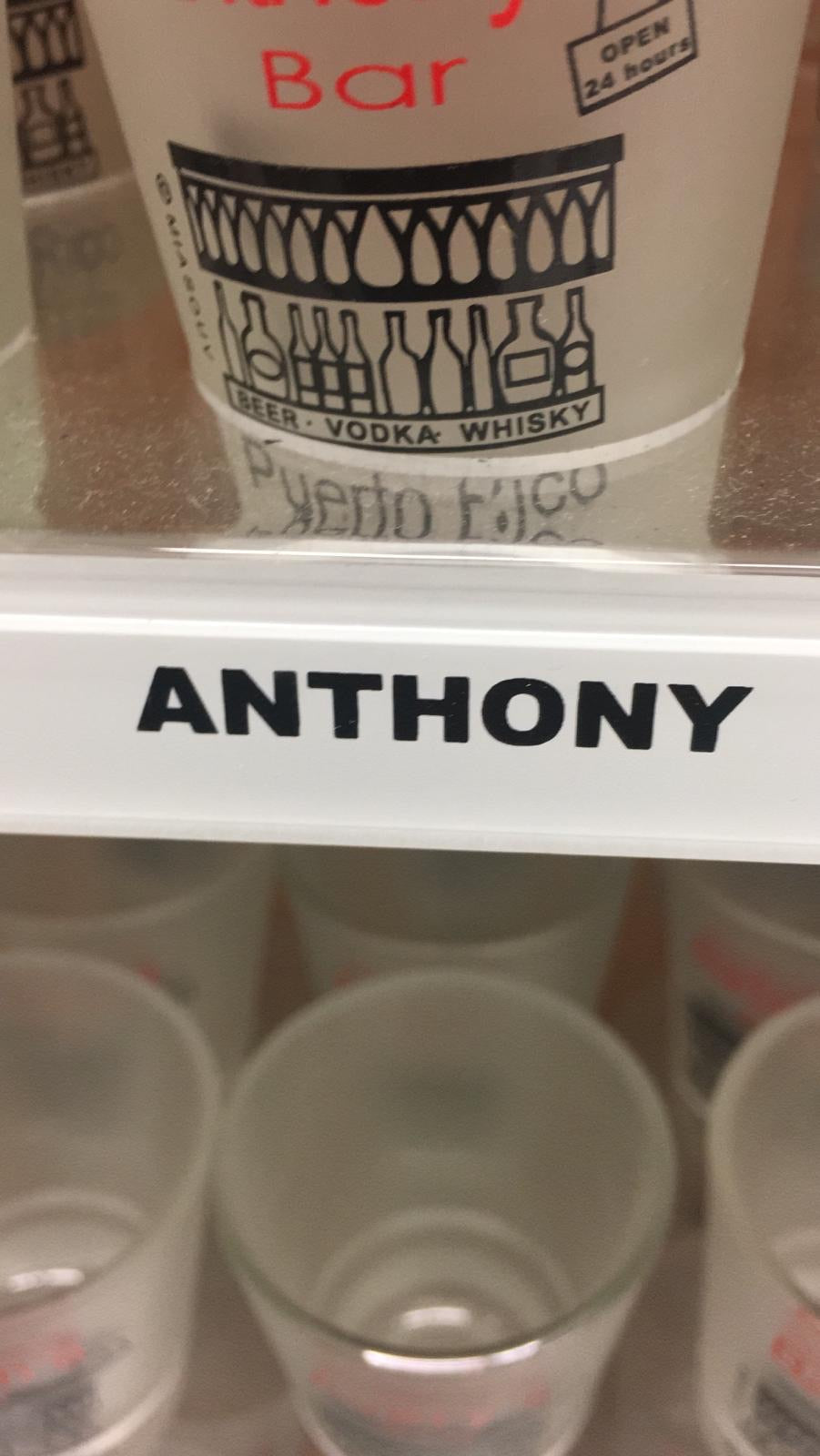 Personalized shot glasses