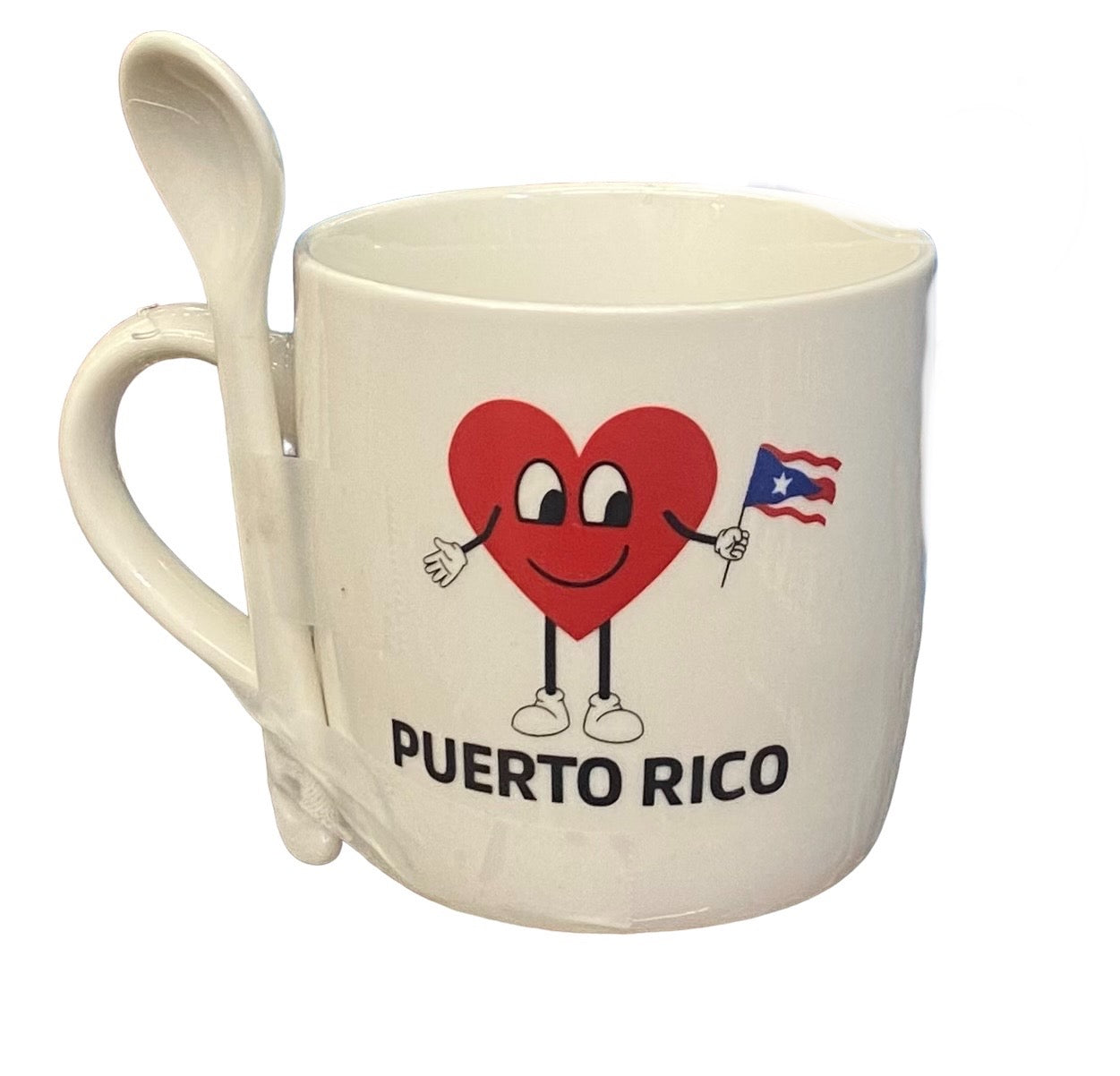 Mug/tasa with spoon Puerto Rico