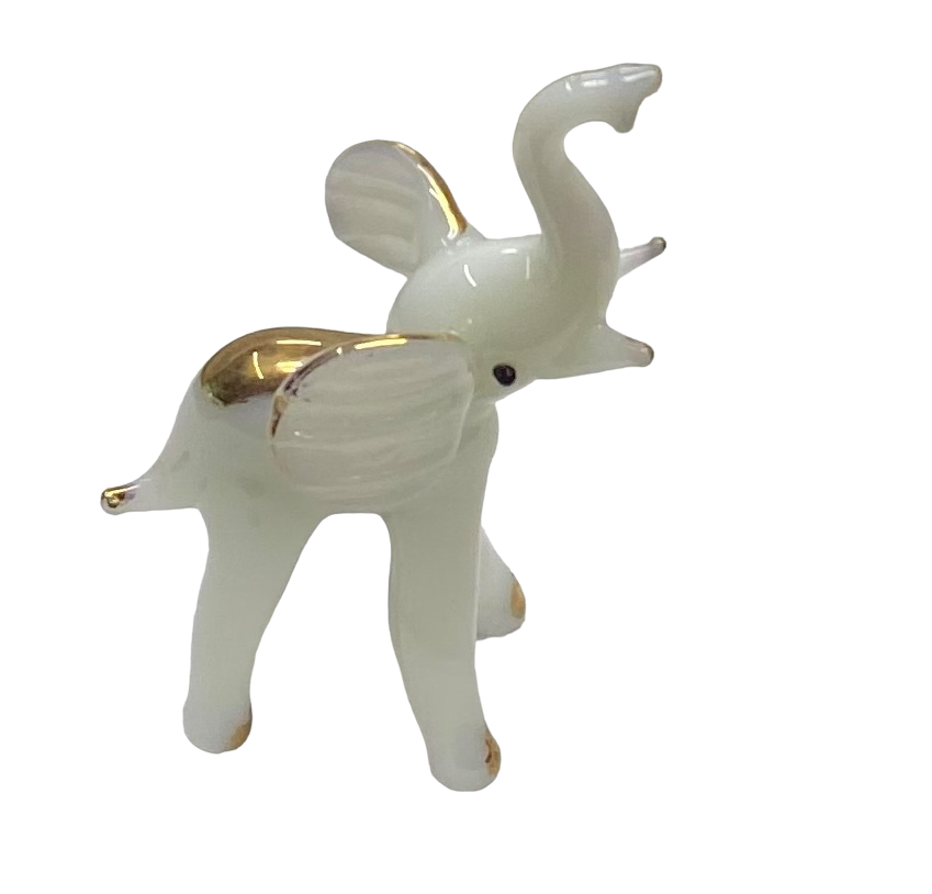 Glass elephants large