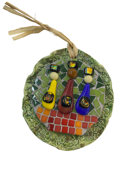 Mosaic and ceramic three kings
