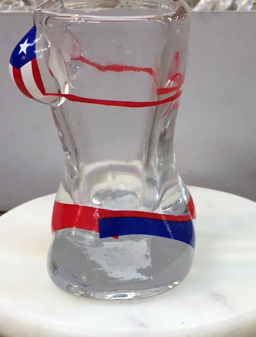 Shot glass bikini bandera 3D