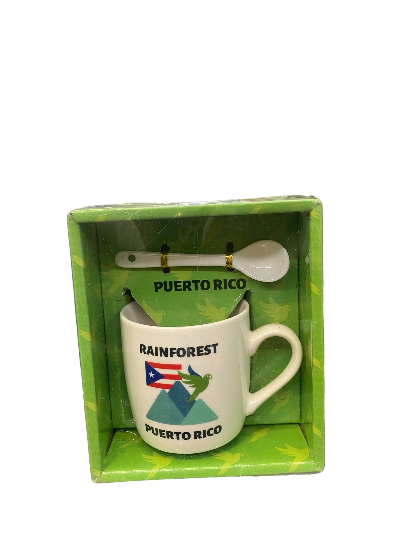 Mug/tasa with spoon Puerto Rico