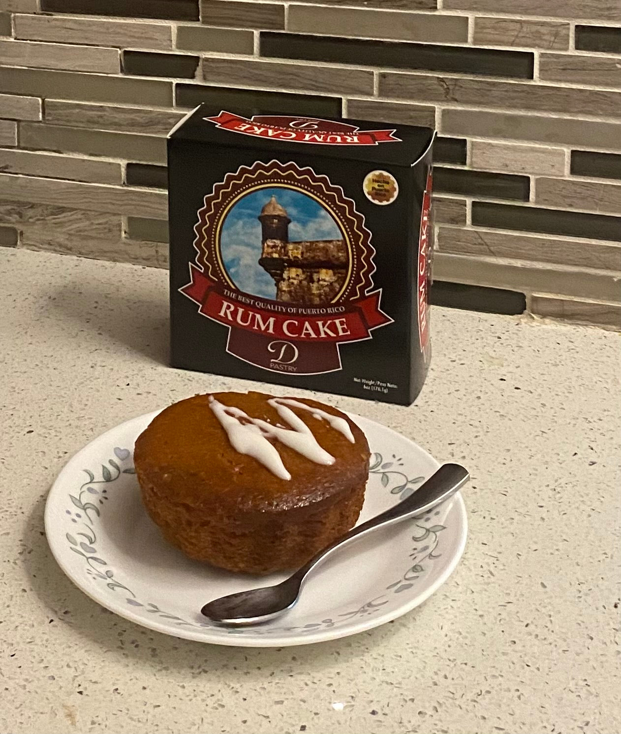 Rum cake Puerto Rico