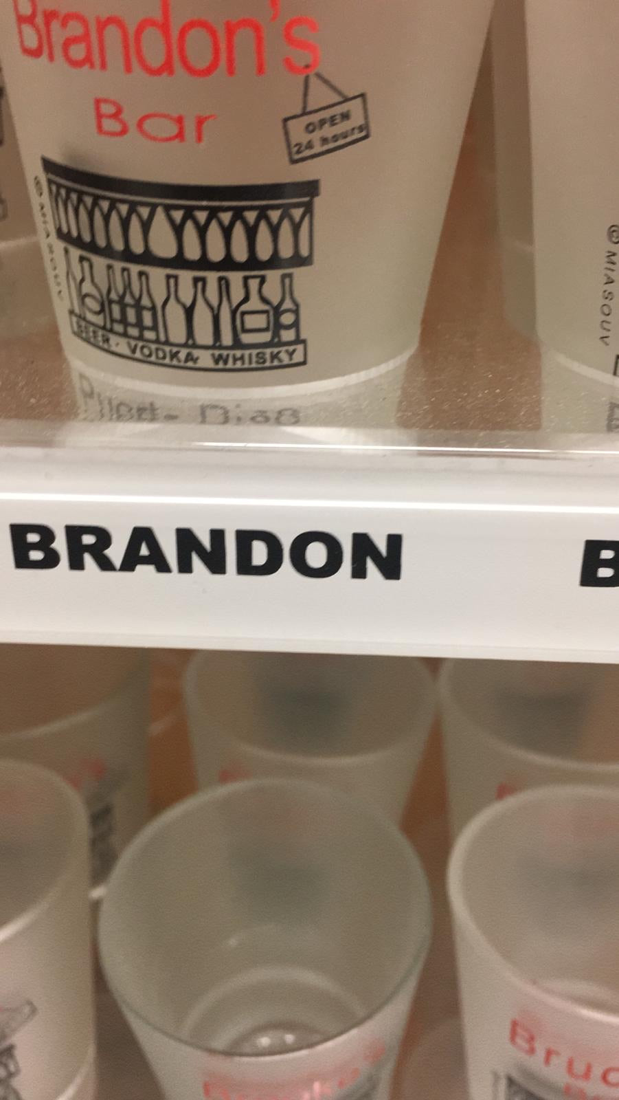 Personalized shot glasses
