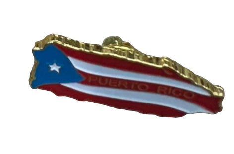 Puerto Rico souvenirs lapel pins