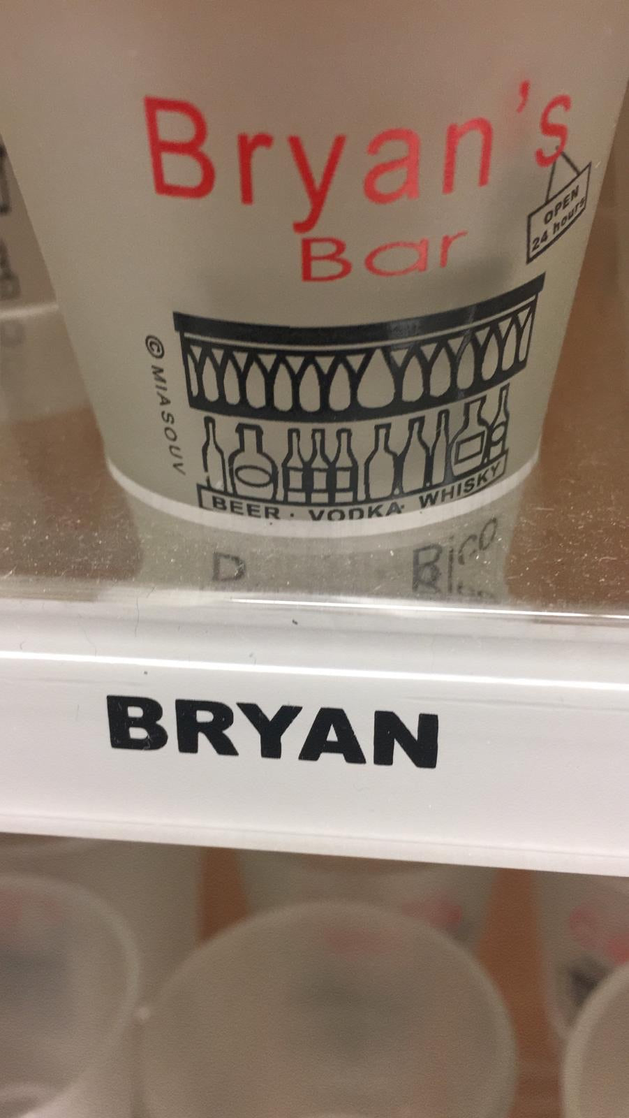 Personalized shot glasses