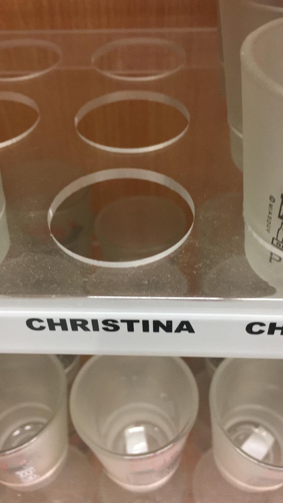 Personalized shot glasses
