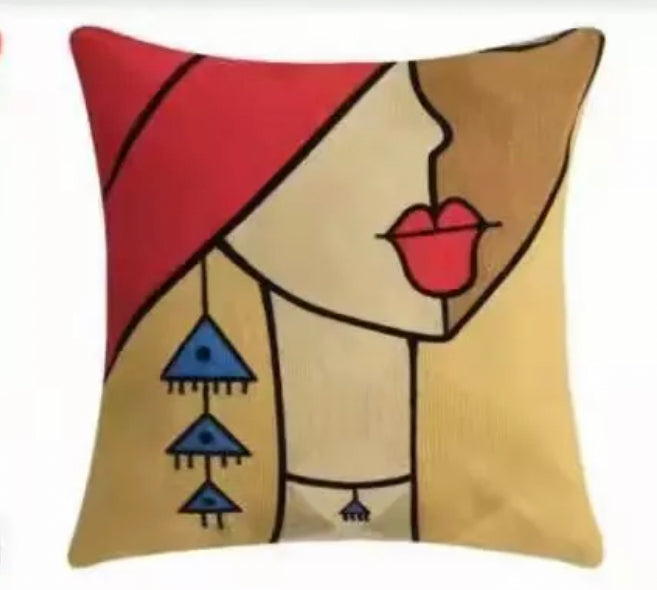 Embroidery pillows