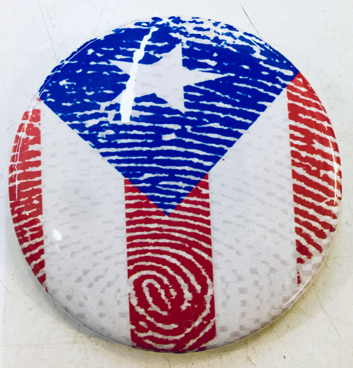 Round buttons souvenir Puerto Rico