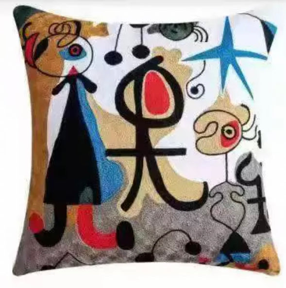 Embroidery pillows
