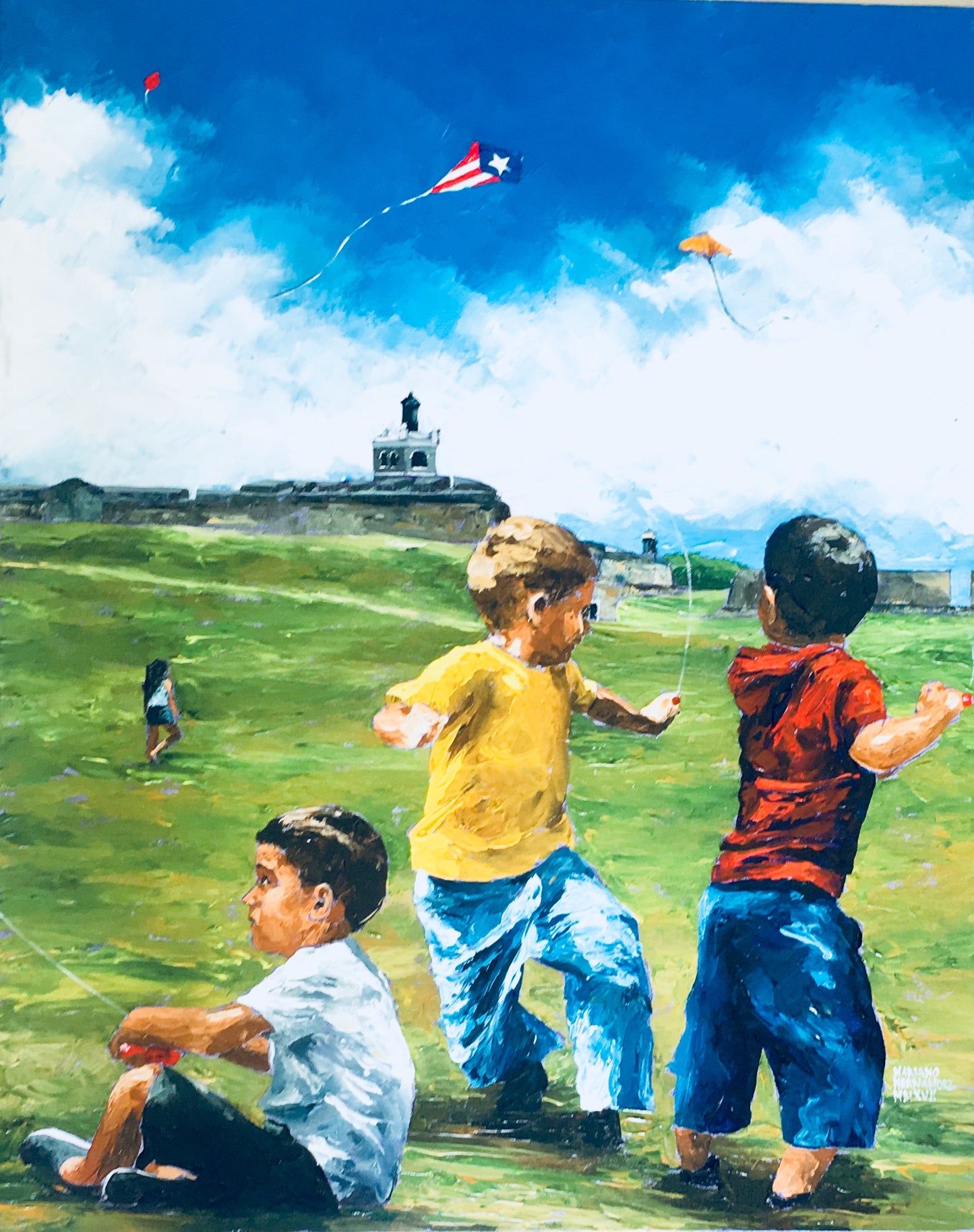 Las Chiringas y los ninos