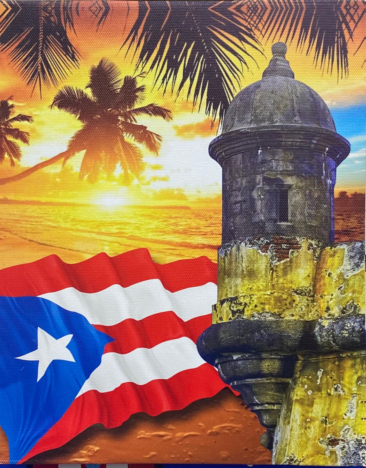 Prints on canvas Puerto Rico 1