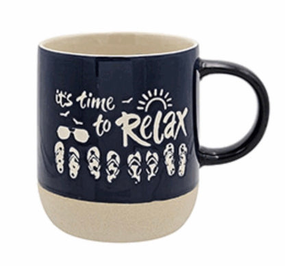 Ceramic carved mugs