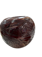 Wooden cookie jar