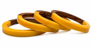 wood and resin bracelet