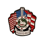 Puerto Rico souvenirs lapel pins