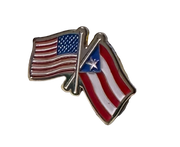 Puerto Rico souvenirs lapel pins