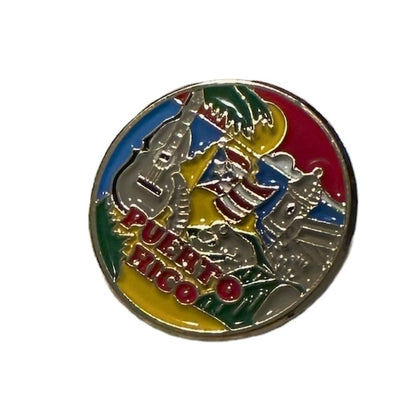 Puerto Rico souvenirs lapel pins