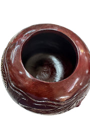 Wooden cookie jar