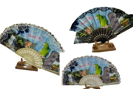 Hand Fan/Abanico Puerto Rico