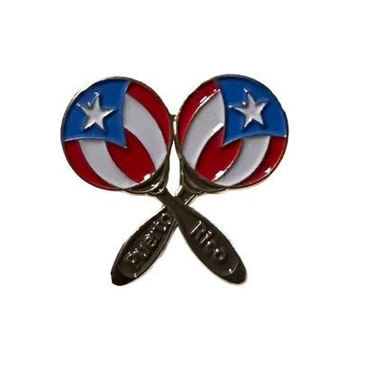 Puerto Rico souvenirs lapel pins