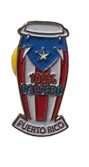 Puerto Rico souvenirs lapel pins