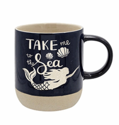 Ceramic carved mugs