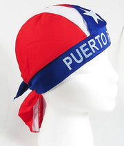 Puerto Rico Flag Durag Bandana/Flydanna Patriotic Headwrap