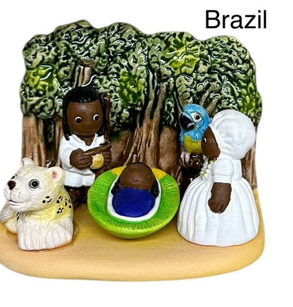 Global Nativity scene