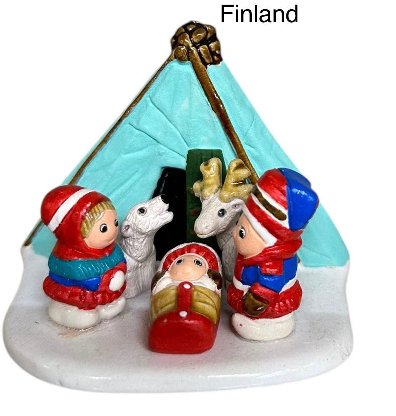 Global Nativity scene