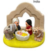 Global Nativity scene
