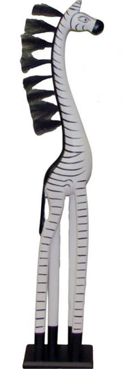 Wooden Painted Zebra