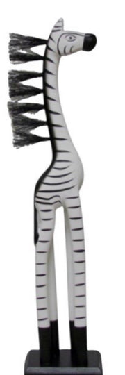 Wooden Painted Zebra