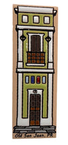 Ceramic Magnet Casa estrecha Old san Juan