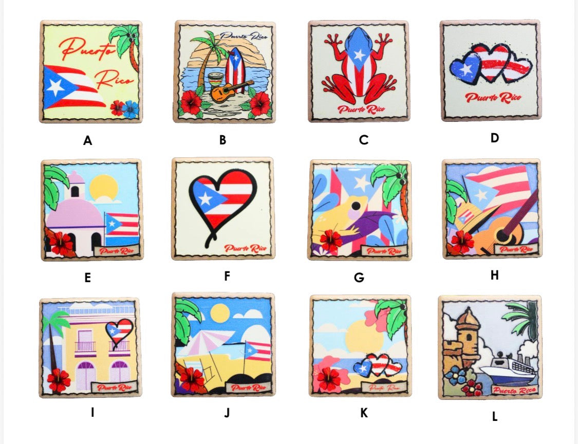 Painting ceramic Magnets