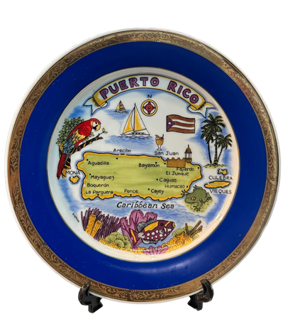 Ceramic Plate Puerto rico.