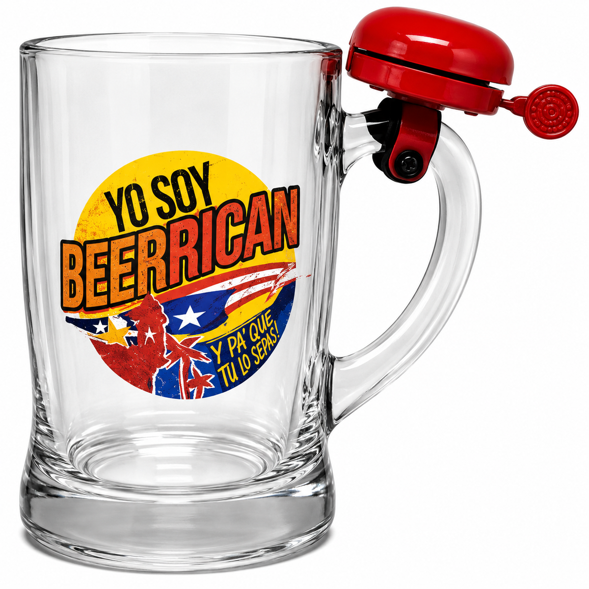 Beer mug with bell