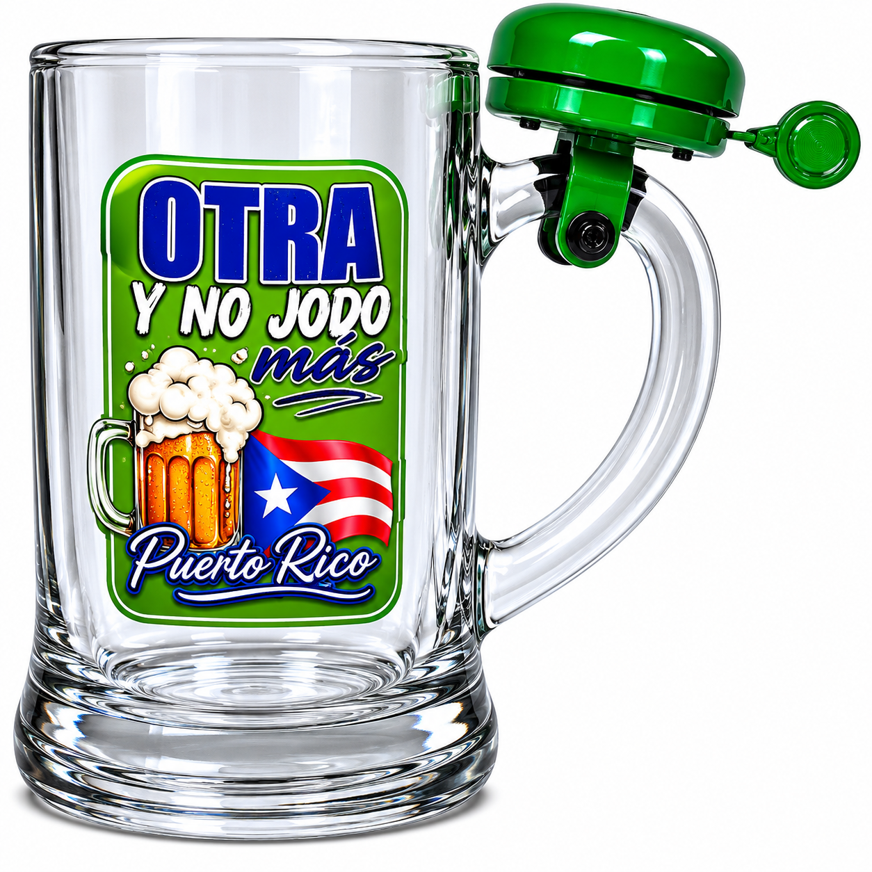 Beer mug with bell