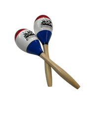 Painted maracas flag