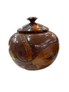 Wooden cookie jar