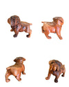 wood carved dog