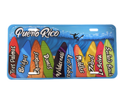Puerto Rico souvenirs license plates