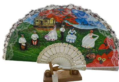 Hand Fan/Abanico Puerto Rico