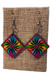Wood earrings