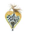 Handmade Ceramic heart Angel