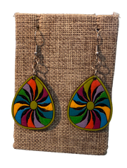 Wood earrings