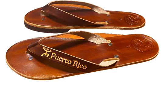 Leather sandals Puerto Rico 1